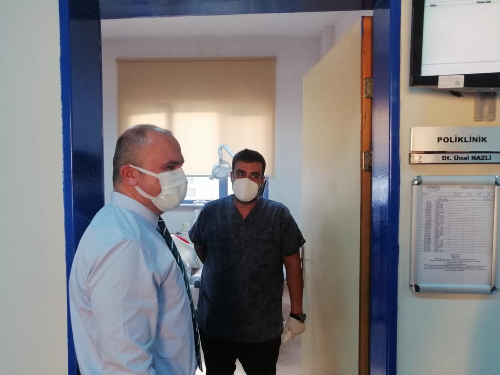İl Sağlık Müdürümüz Op. Dr. Mehmet AKDAĞ İlimiz Uşak Ağız ve Diş Sağlığı Merkezimizde Akşam Polikliniği Ziyaret Etti